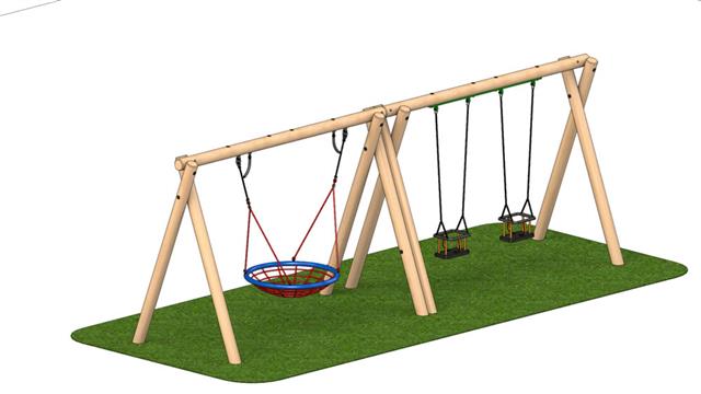 2.4m Timber Swing 7